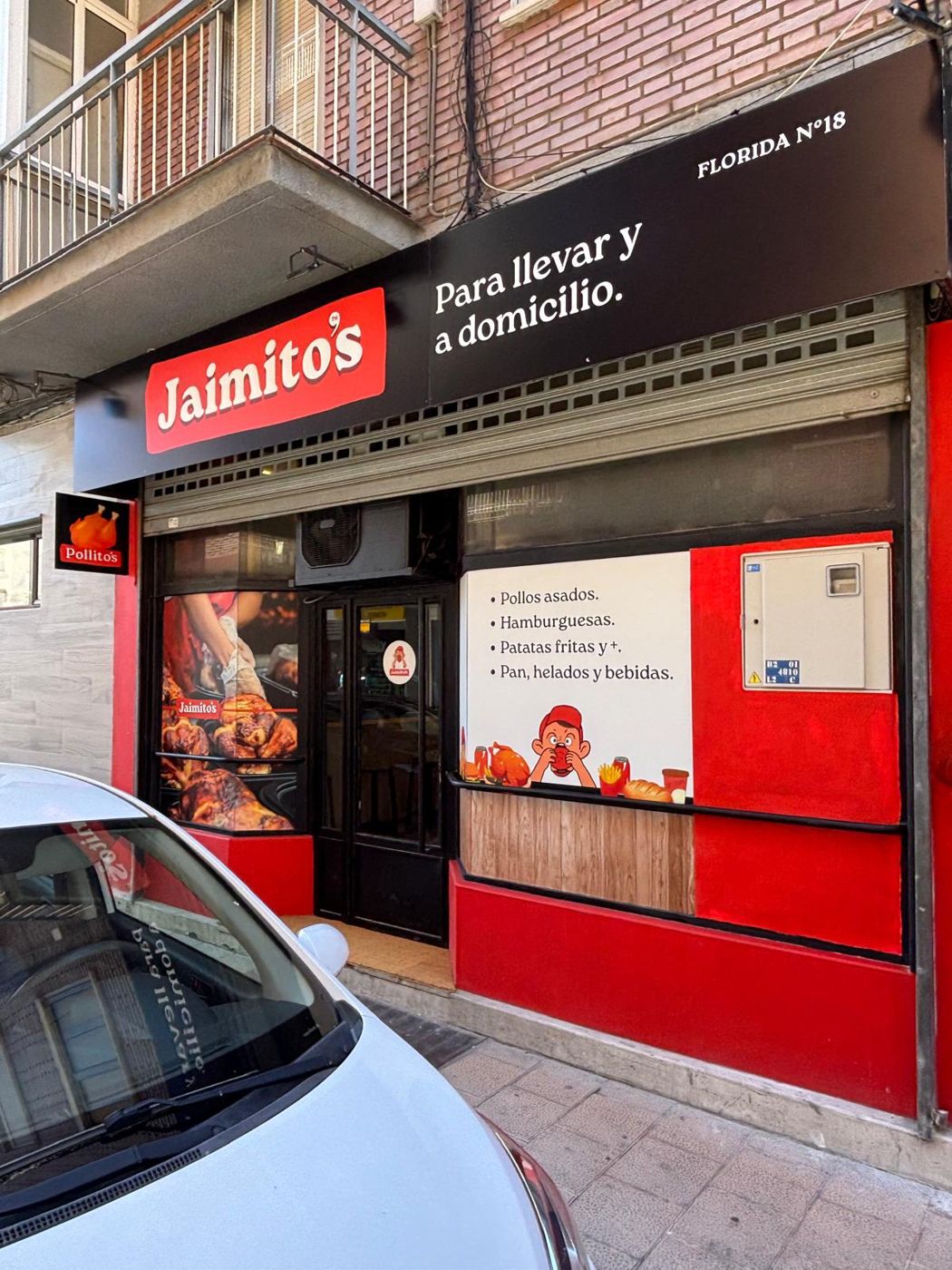 Fachada de Jaimito's en Calle Florida 18